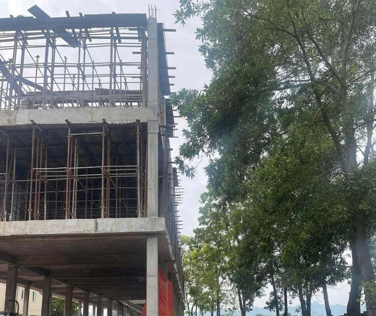Công trình trường Tiểu học Văn Phú (xã Thanh Sơn, Ninh Bình). Ảnh: Diệu Anh