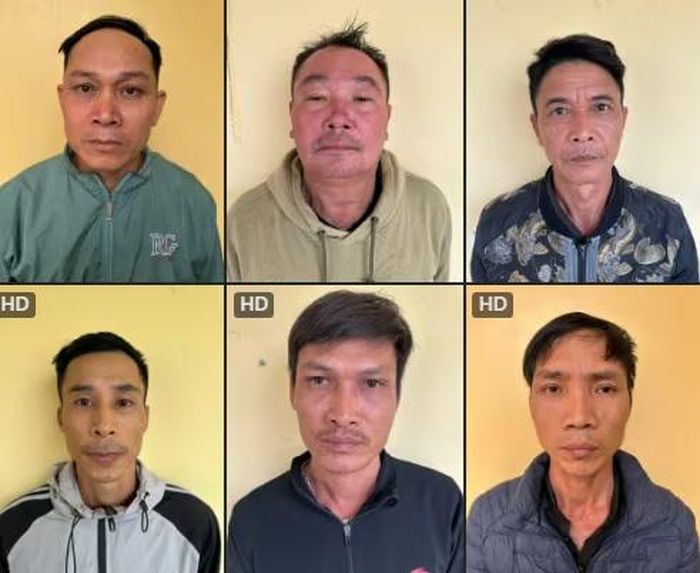 Các đối tượng bị khởi tố...