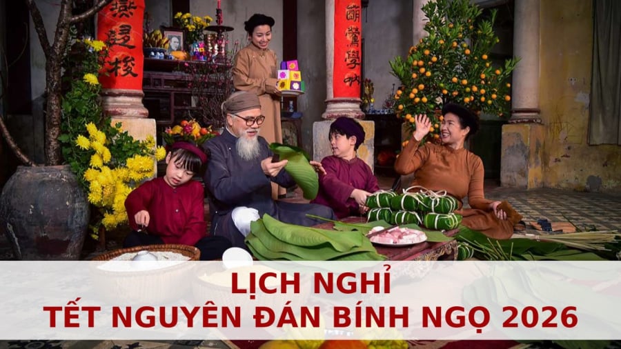 Với dịp Tết Nguyên Đán Bính Ngọ 2026, cán bộ, công chức, viên chức và người lao động của các cơ quan hành chính, sự nghiệp, tổ chức chính trị, tổ chức chính trị - xã hội được nghỉ 5 ngày theo quy định.